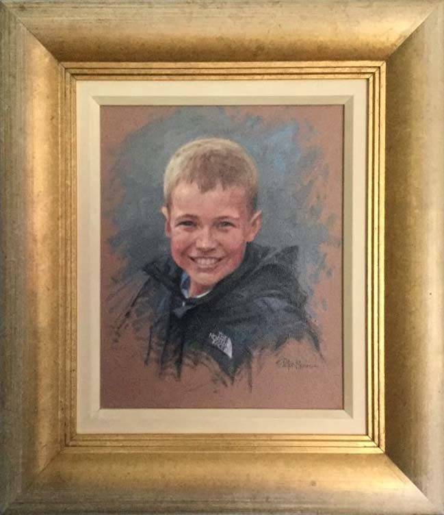 Painting of Bobo by Peter Munro